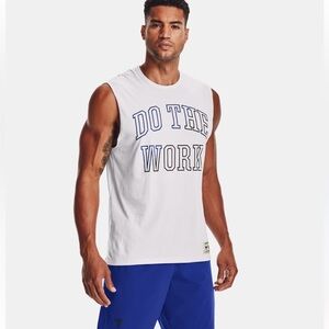 Under Armour Project Rock Do The Work Tank Top Light Blue Men’s Large